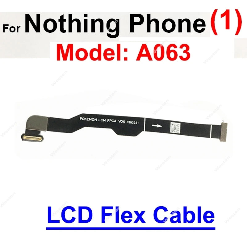 USB Charger Port Flex Cable For Nothing Phone 1 2 2A Motherboard Flex Cable Mainboard LCD Screen Flex Cable Connector Parts  Other Brand phone repair parts