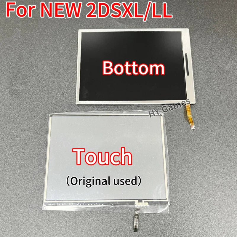 Original New Replacement Bottom Touch Lower LCD Display Panel Screen for Nintendo NEW 2DS XL LL NEW 2DSXL Repair Parts Game console repair parts