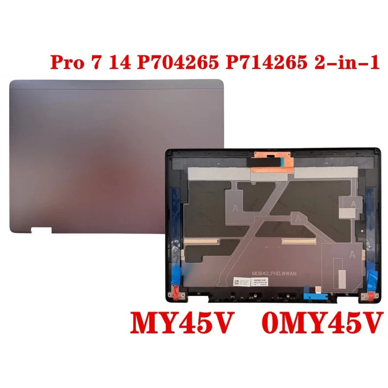 NEW ORIGINAL Laptop Lcd Back Case FOR DELL Pro 7 14 P704265 Pro 7 14 P714265 2-in-1 0MY45V 0784YD 0VD130 Dell laptop repair parts