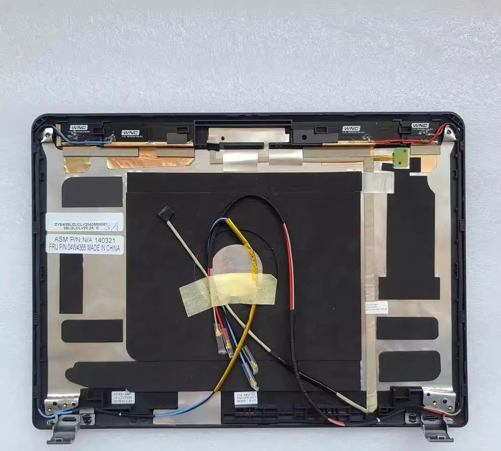 Cover case for Thinkpad E130 E135 E145 upper lcd back housing bezel palmrest topcase hinge bottom cover 04W4355 04W4354 04W4343 Lenovo laptop repair parts