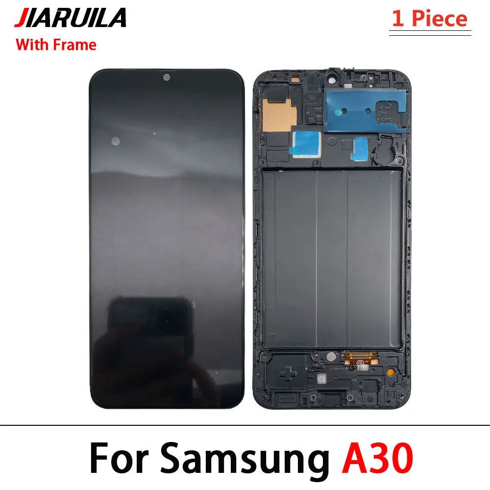 5Pcs, New LCD Display With frame Touch Digitizer Assembly For Samsung A31 A51 A20 A30 A30s Screen Replacement Samsung phone repair parts