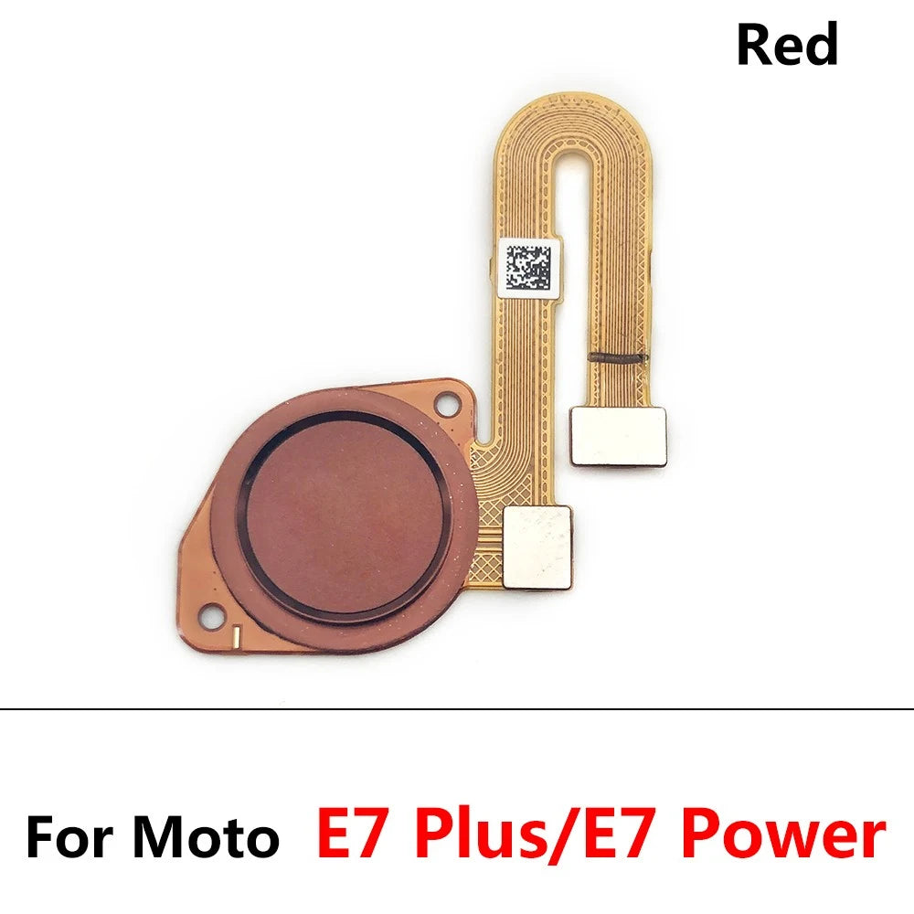 10Pcs/Lot, Home Button FingerPrint Touch ID Sensor Flex Cable For Motorola Moto E20 E32 E40 E6s E7 Plus Power Motorola phone repair parts