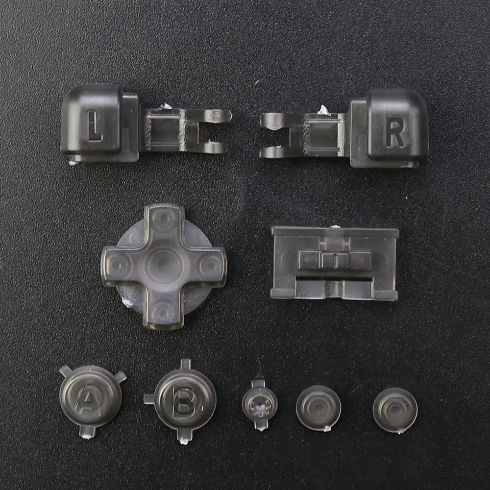 For GameBoy Advance SP Full Set Buttons For GBA SP A B L R D-Pad Select Start Power On Off Volume Key Replacement  ﻿ Game console repair parts
