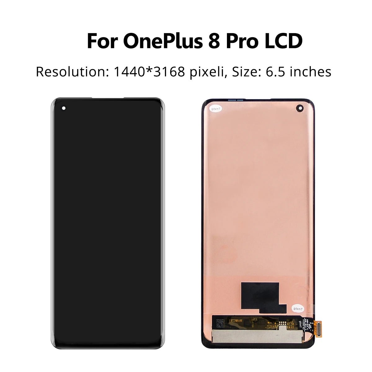 OLED Display For Oneplus 8 pro IN2023 IN2020 IN2021 LCD Display Touch Screen Digitizer Assembly For Oneplus 8 pro LCD Screen Oneplus phone repair parts