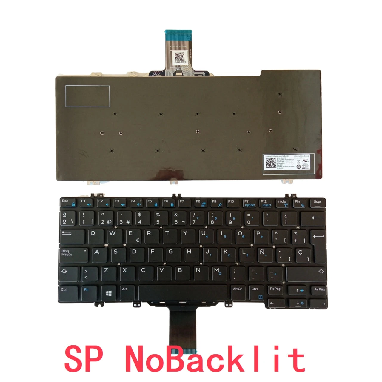 New US Spanish Latin UK Laptop Backlit Keyboard For Dell Latitude E5280 5288 5289 7280 E7380 E7220 0GDRR0Dell laptop repair parts
