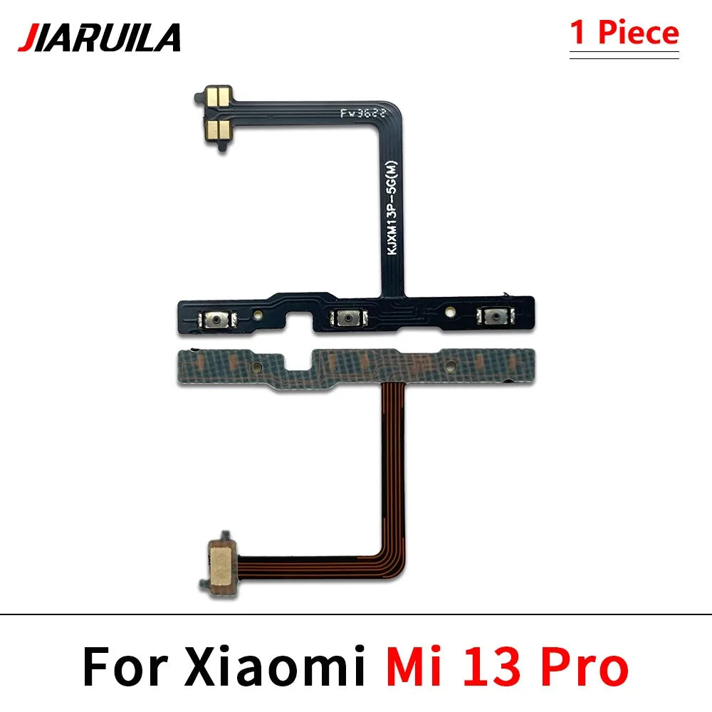 Power on off Volume Key Button Flex Cable For Xiaomi Mi 11 11T 12 12T 12s 13 14 Pro Lite 12s Ultra  Xiaomi  Xiao mi phone repair parts
