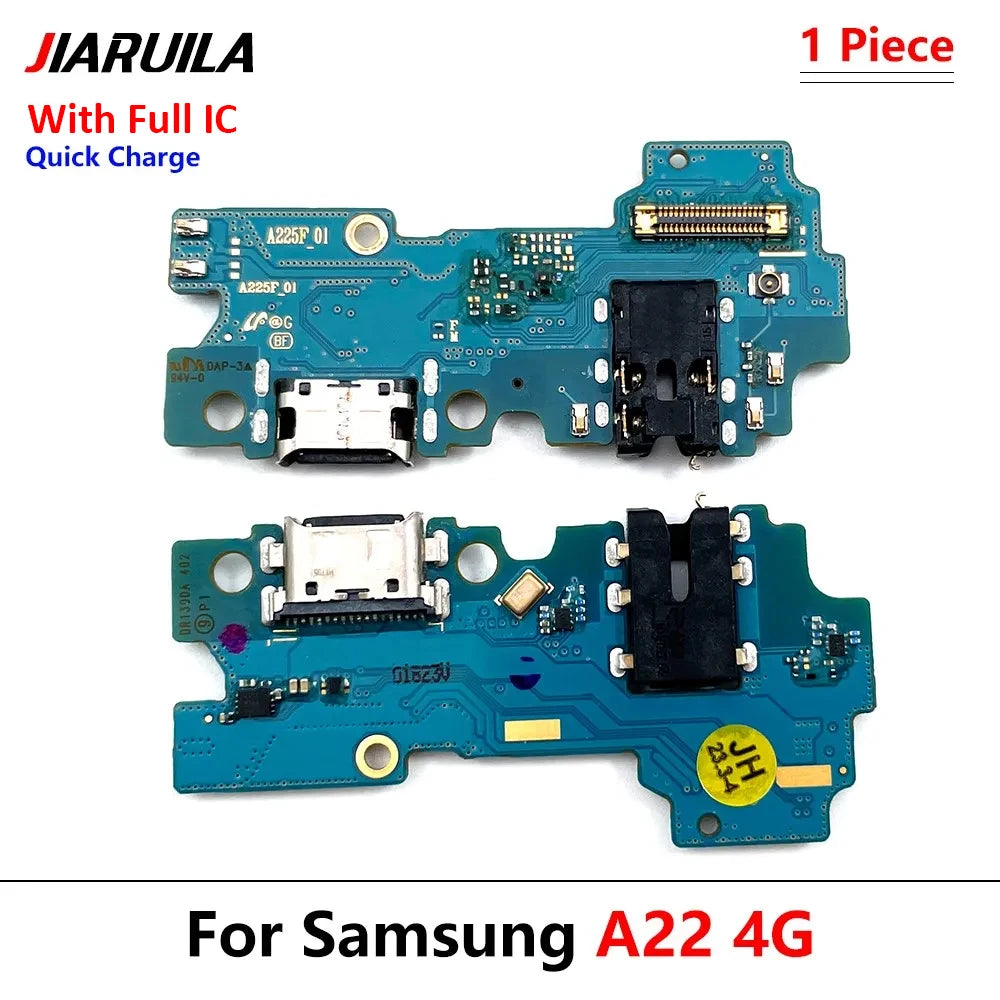 For Samsung A02 A12 A22 A32 A52 A72 A52s A03 A03s A04E 4G 5G USB Charging Port Dock Charger Connector Board Flex Cable Samsung phone repair parts