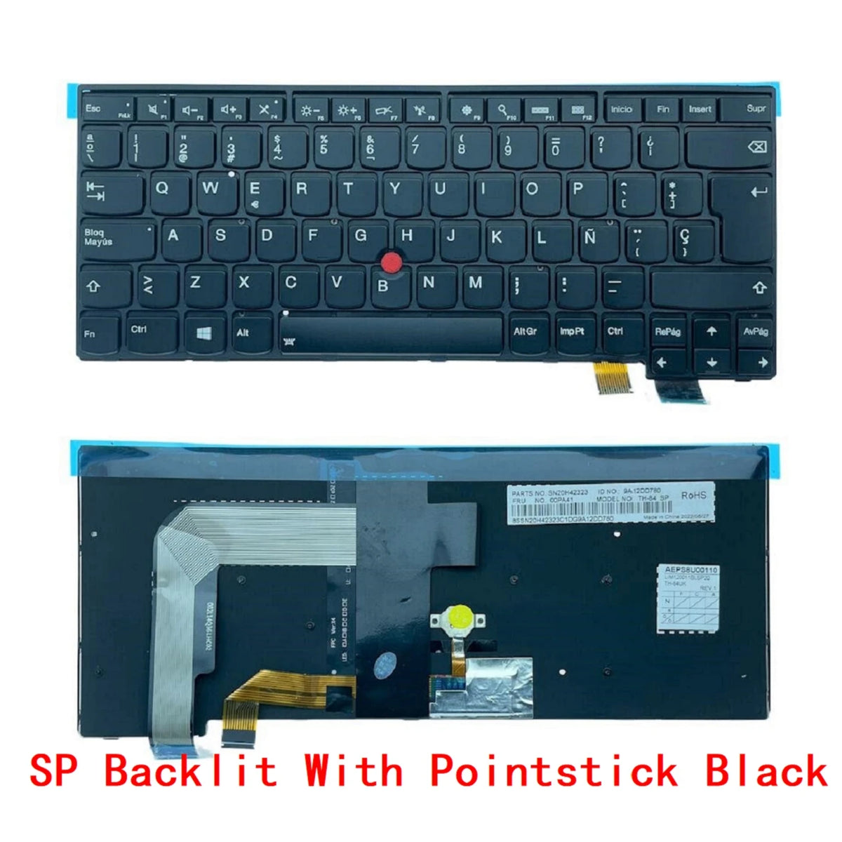 New US Russian Spanish Latin Brazil Laptop Backlit Keyboard For Lenovo Thinkpad 13 S2 2nd T460s 01YR088 Lenovo laptop repair parts