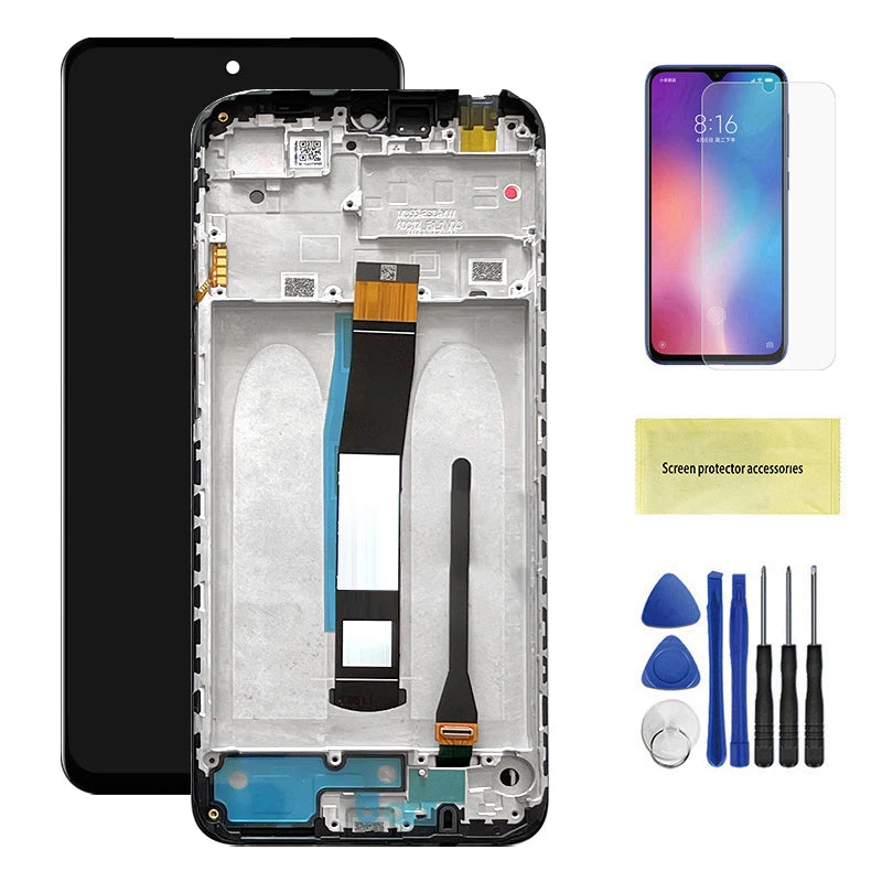 6.71" for Xiaomi Redmi 10C Lcd Display Touch Screen Digitizer Replacement for Redmi 10C 220333QAG 220333QBI With Frame Screen Xiaomi phone repair parts