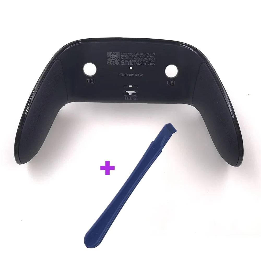 1-3pcs Black White For PS5 Edge Gamepad Back Cover Replacement Anti Slip Controller For Shell For Case Protective Grip Enhance Game console repair parts