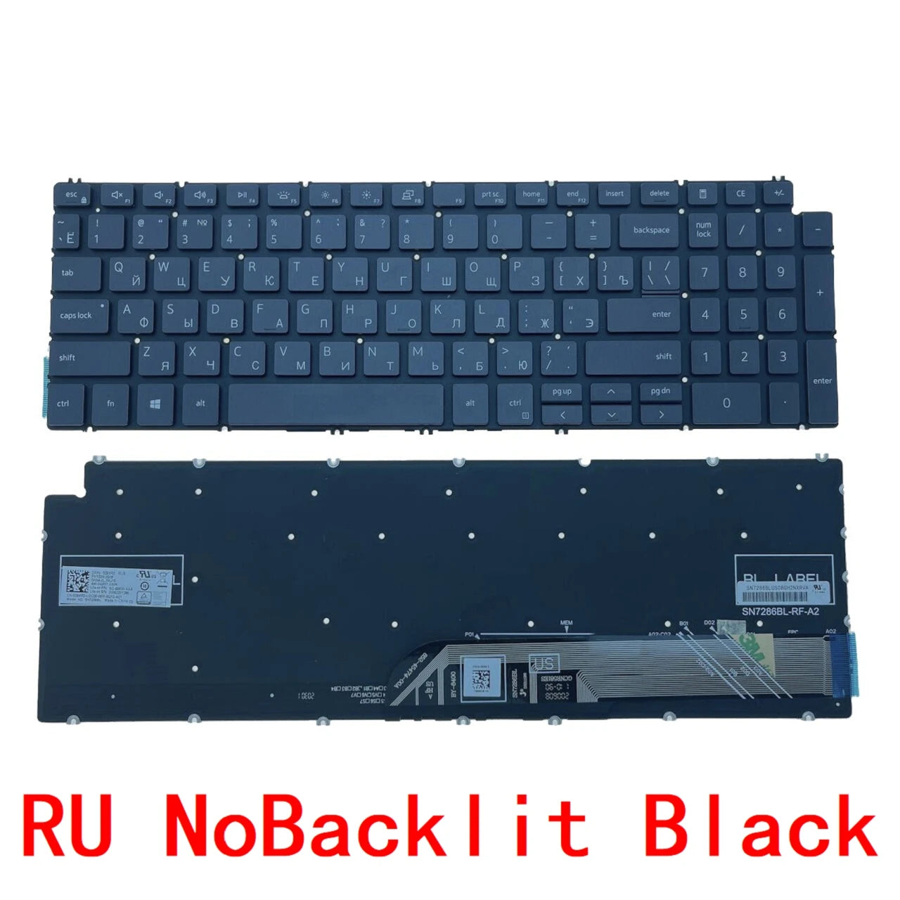 US RU SP BR Backlit Keyboard For Dell Latitude 3510 P101F Vostro 5501 5502 P102F 5590 P88F Inspiron 7500 7501 7506 7590 7591Dell laptop repair parts