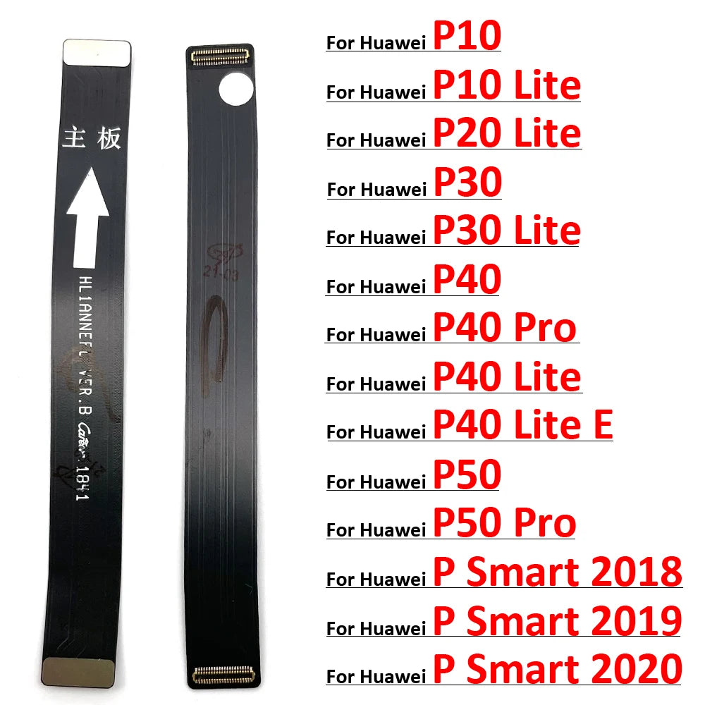 For Huawei P10 P20 P30 P40 P50 Lite Pro E P Smart 2018 2019 2020 2021 Main Board Motherboard Connector Board Flex Cable Huawei phone repair parts