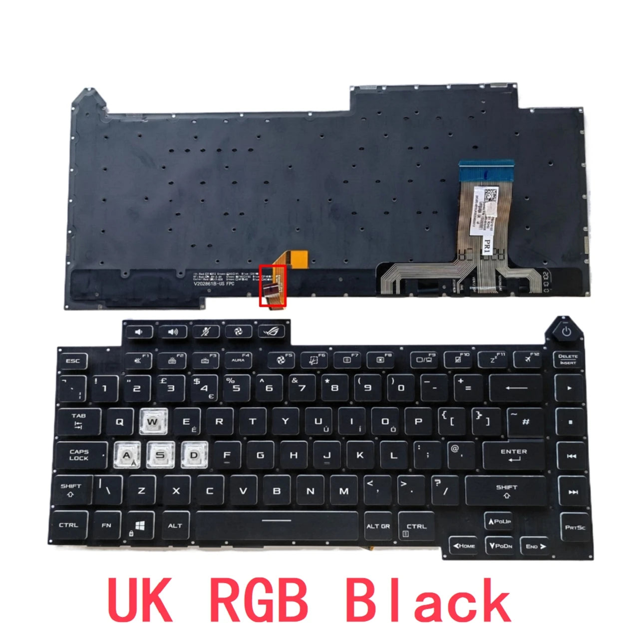 New US UK Laptop RGB Keyboard For ASUS Rog Strix G15 G513 G513RW G513RC G513RM G513QR G513QE G513IM G513IE G513IC ASUS laptop repair parts