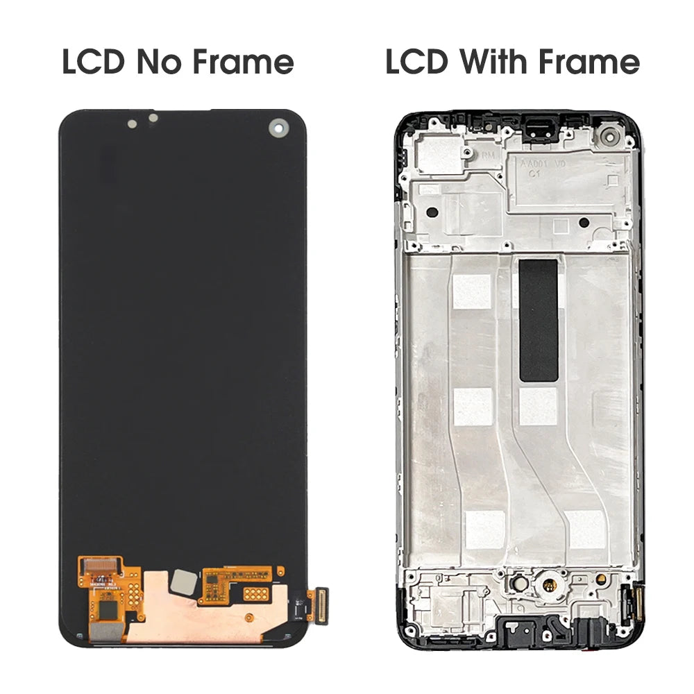 6.43" Screen Assembly for Oppo A74 CHP2219 Lcd Display Digital Touch Screen with Frame for Oppo A74 Screen Replacement OPPO phone repair parts