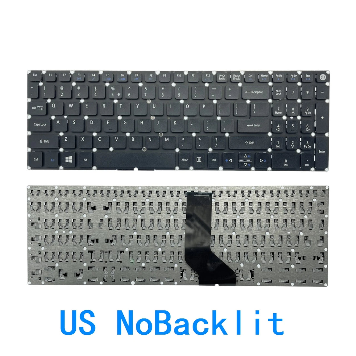 New US Russian Spanish Brazil Backlit Keyboard For Acer Aspire 3 A315-21 A315-41 A315-41G A315-31 A315-51 A315-53 A315-53G Acer laptop repair parts
