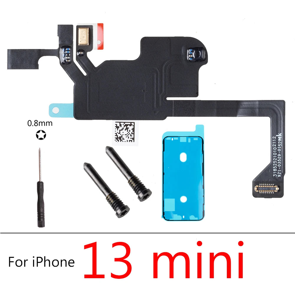 Earpiece Light Sensor Proximity Flex Cable for iPhone 16 Plus 15 ProMax No Speaker Sensor Ribbon iPhone phone repair parts