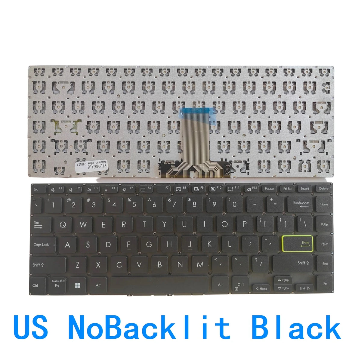 New US Language  Keyboard For ASUS Vivobook Flip 14 TP470 TM420 TM420UA TP470EA TP470EZ Notebook PC Replacement Keyboard  ASUS laptop repair parts