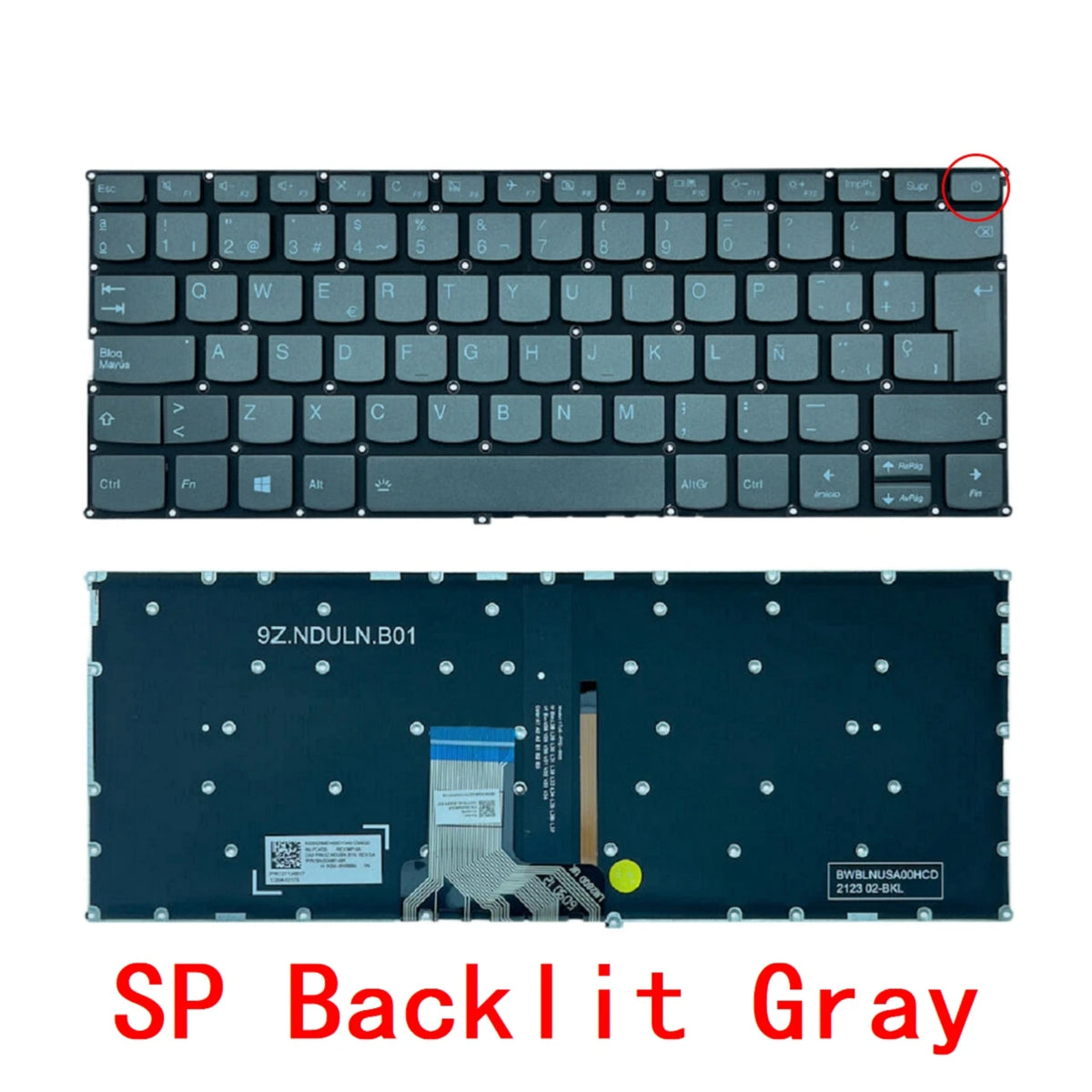 New US Russian Spanish Laptop Backlit Keyboard For Lenovo ideapad 720S-14 720S-14IKB 320s-13 320s-13ikb V530S-14 7000-13 LCM16K8 Lenovo laptop repair parts