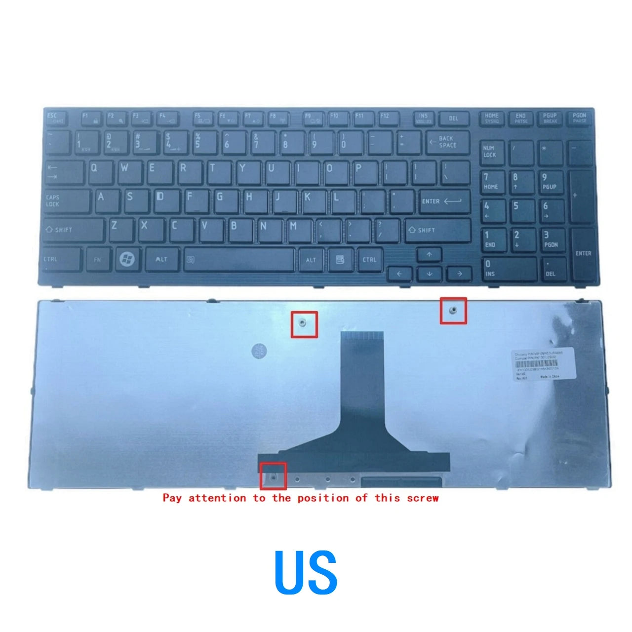 New US Brazil Language  Keyboard For Toshiba Satellite P750 P750D P755 P755D P770 P770D P775 P775D Qosmio X770 X775