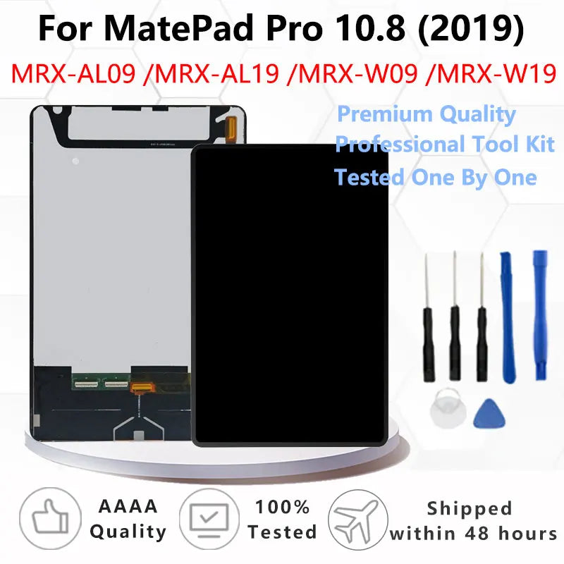 OEM LCD For Huawei MatePad Pro 10.8 2019 Pro 10.8 5G MRX-W09 W19 AL19 AL09 LCD Display Touch Screen Digitizer Assembly Tablet repair parts