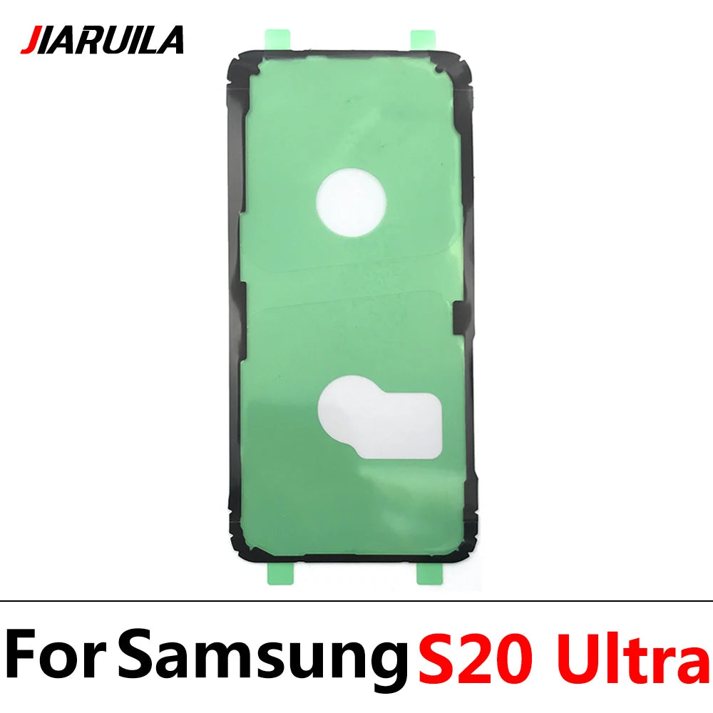 Back Battery Sticker Adhesive For Samsung S8 S9 S10 S20 S21 S22 Plus Ultra Fe Waterproof Back Cover Sticker Samsung phone repair parts