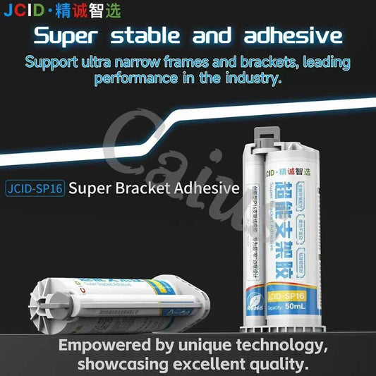 JCID SP16 Universal AB Super Bracket Adhesive Multipurpose Nano Glue For Mobile Phone Glass Back Cover LCD Screen Bonding Glue Professional Repair Tools