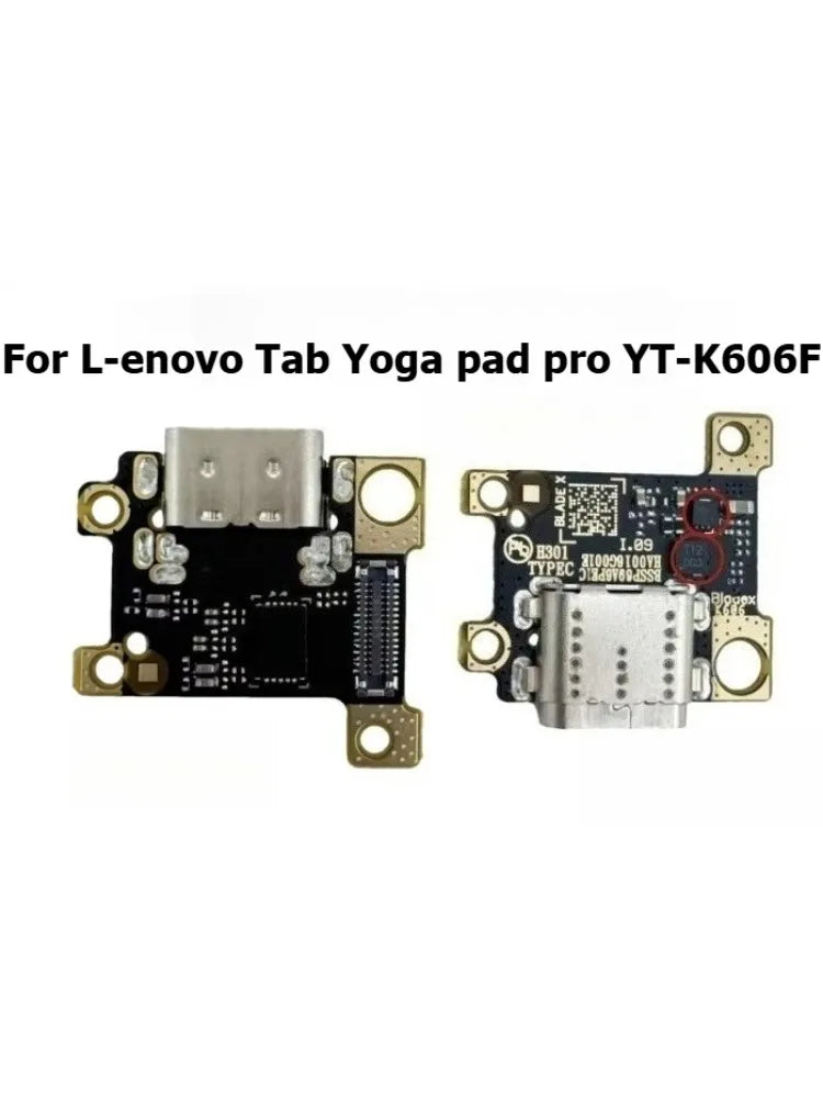 USB Charging Port Connector Plug Jack Charge Dock Board Flex Cable For Lenovo Tab Yoga pad pro YT-K606F Lenovo tablet repair parts
