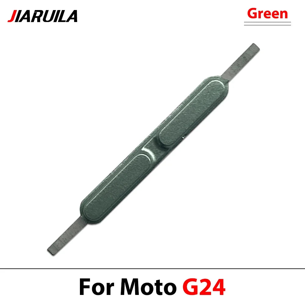 10Pcs, Side Key Power and Volume Button Key For Motorola Moto G04 G14 G24 G34 G54 G84 Replacement Parts Motorola phone repair parts
