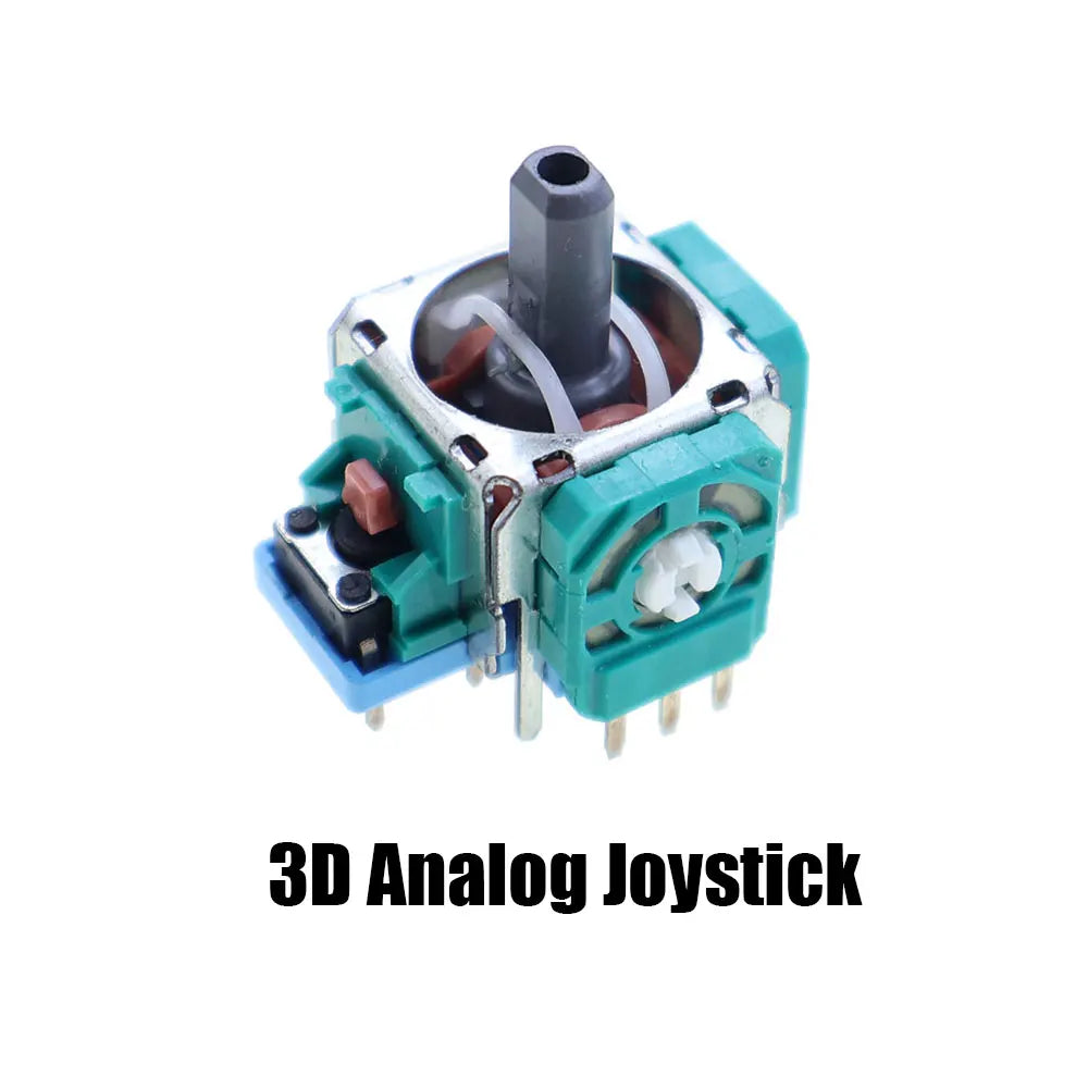 1pc Original Charging Port 3D Analog Joystick Earphone Jack Battery Contact Connector Clip MIC Socket Touch Button Repair Parts Game console repair parts