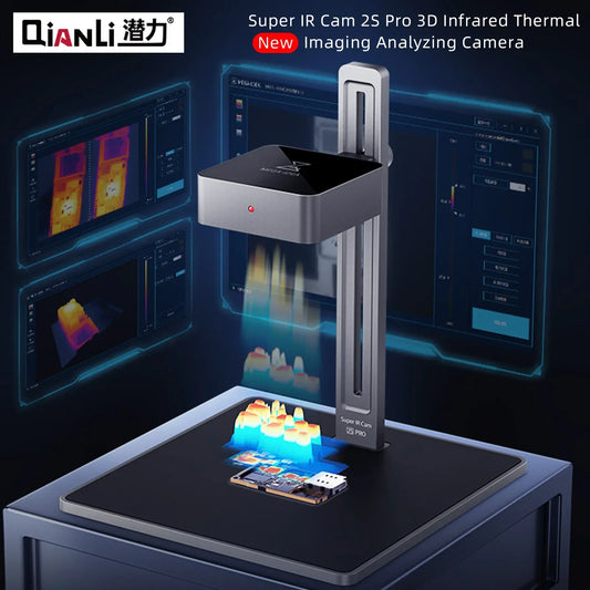 Qianli MEGA-IDEA Infrared Thermal Imaging Analyzing Camera Super IR Cam 2S Pro 3D for PCB Short Repair Fault Detector Diagnosis Professional Repair Tools