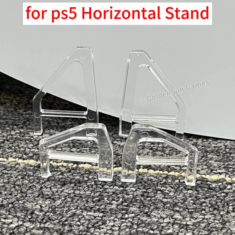 100Sets Triangular Stand Optical Disc /Digital Version for Ps5 Slim Pro Tripod Host Heat Dissipation Anti Slip Bracket for PS5 Game console repair parts