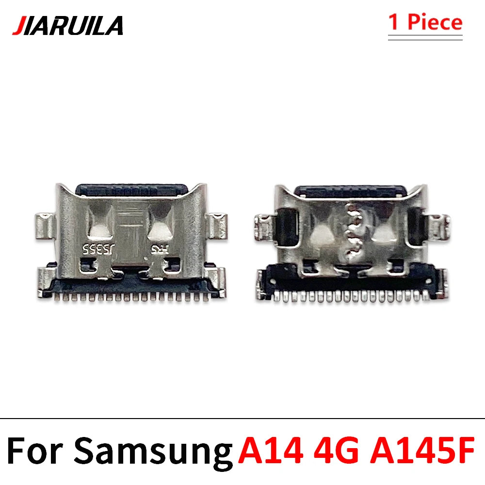 100Pcs,  Micro USB Connector Charging Port Jack Plug For Samsung A14 A04 A04s A04E A24 A34 A54 A05 A05s A13 A23 A33 A53 4G 5G Samsung phone repair parts