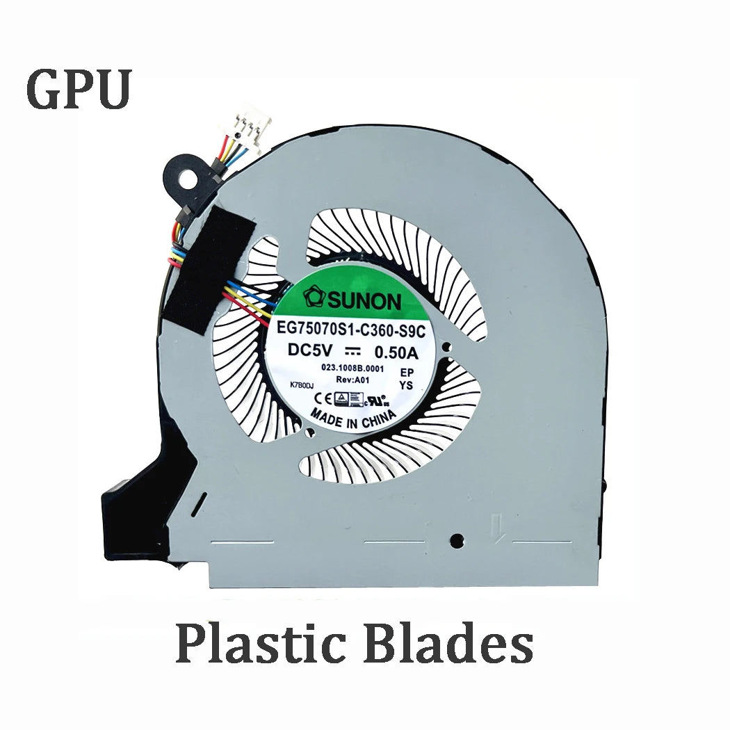 New Original Laptop CPU GPU COOLING FAN FOR Acer Nitro V15 V17 VN7-593 VN7-793G N16W3 Acer laptop repair parts