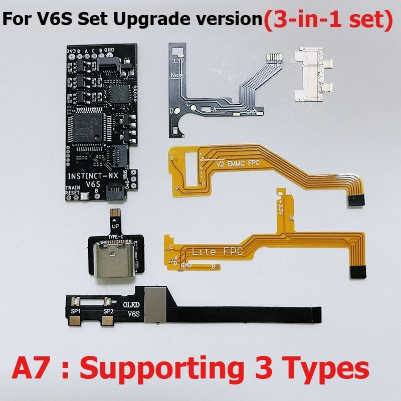 For Hwfly Picofly Raspberry Pi Rp2040 Chip Support Endurance Switch/NS Lite/OLED Scarf Cable Switch game console screen upgrade Game console repair parts