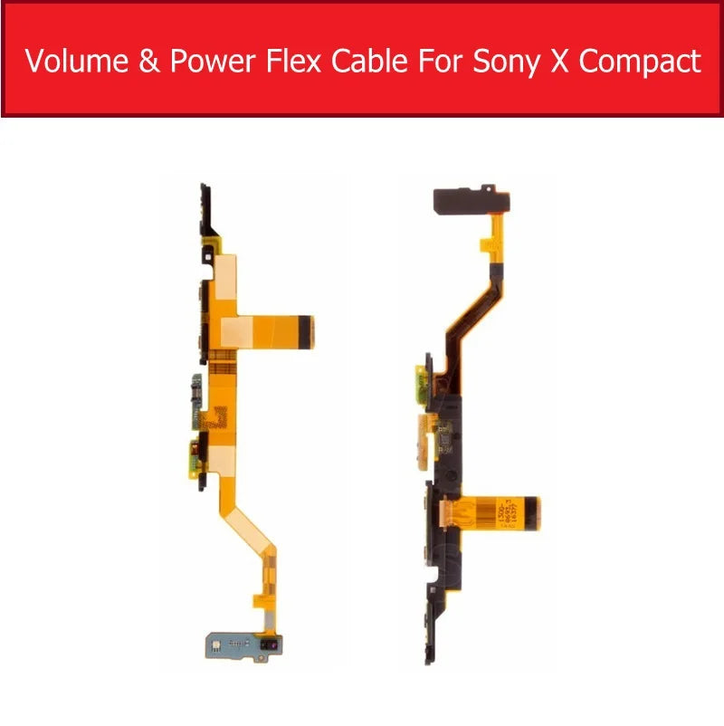 Volume & Power Flex cable For Sony Xperia X/XA/X Performance/X Compact/XZ/XZS/XZ Premium Switch Button & Main Flex Ribbon Parts Sony phone repair parts