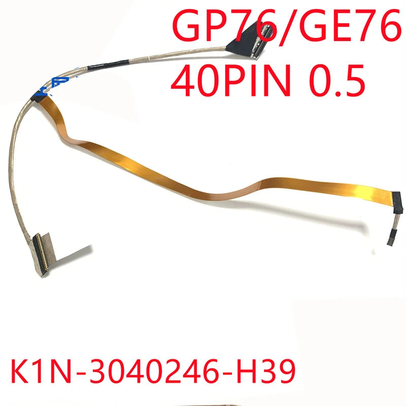 NEW Original Laptop LCD EDP Video Ribbon Cable For MSI GP76 MS17K2 GE76 K1N-3040246-H39 MSI laptop repair parts