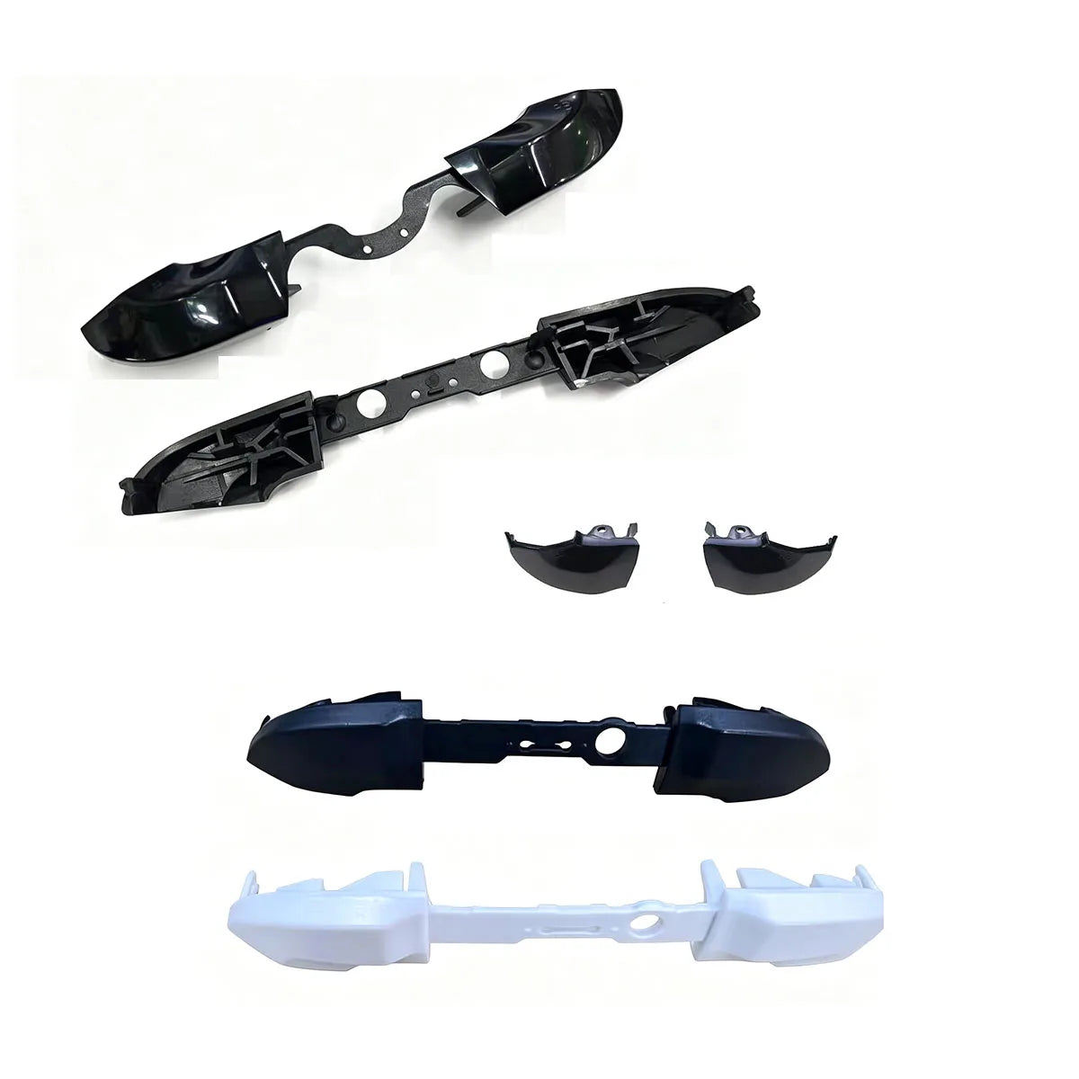 50/100PCS Replacement LB RB Trigger Bumper Button Replacement for Xbox Series S X Controller Black White for Xbox One Slim Elite  Game console repair parts