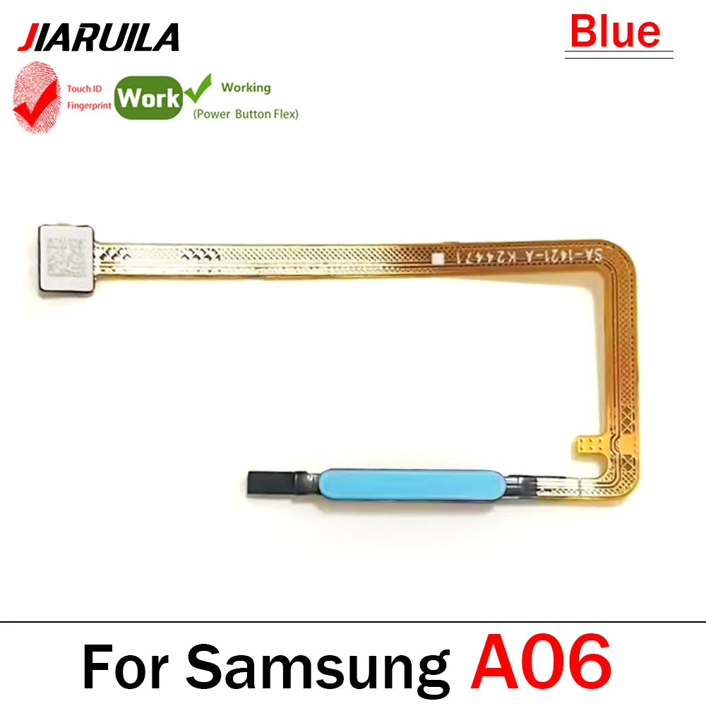 New For Samsung A06 A16 A26 4G 5G Home Button FingerPrint Touch ID Sensor Flex Cable Ribbon Replacement Parts Samsung phone repair parts