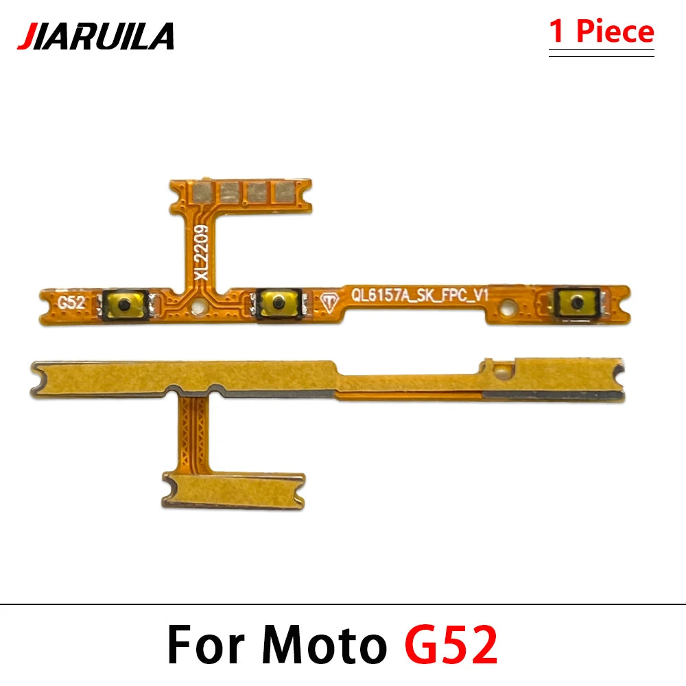 Power on off Volume Key Button Flex Cable For Motorola Moto G10 G20 G30 G100 G200 G50 G60 G60s G31 G51 G71 G22 G32 G52 G62 5G Motorola phone repair parts