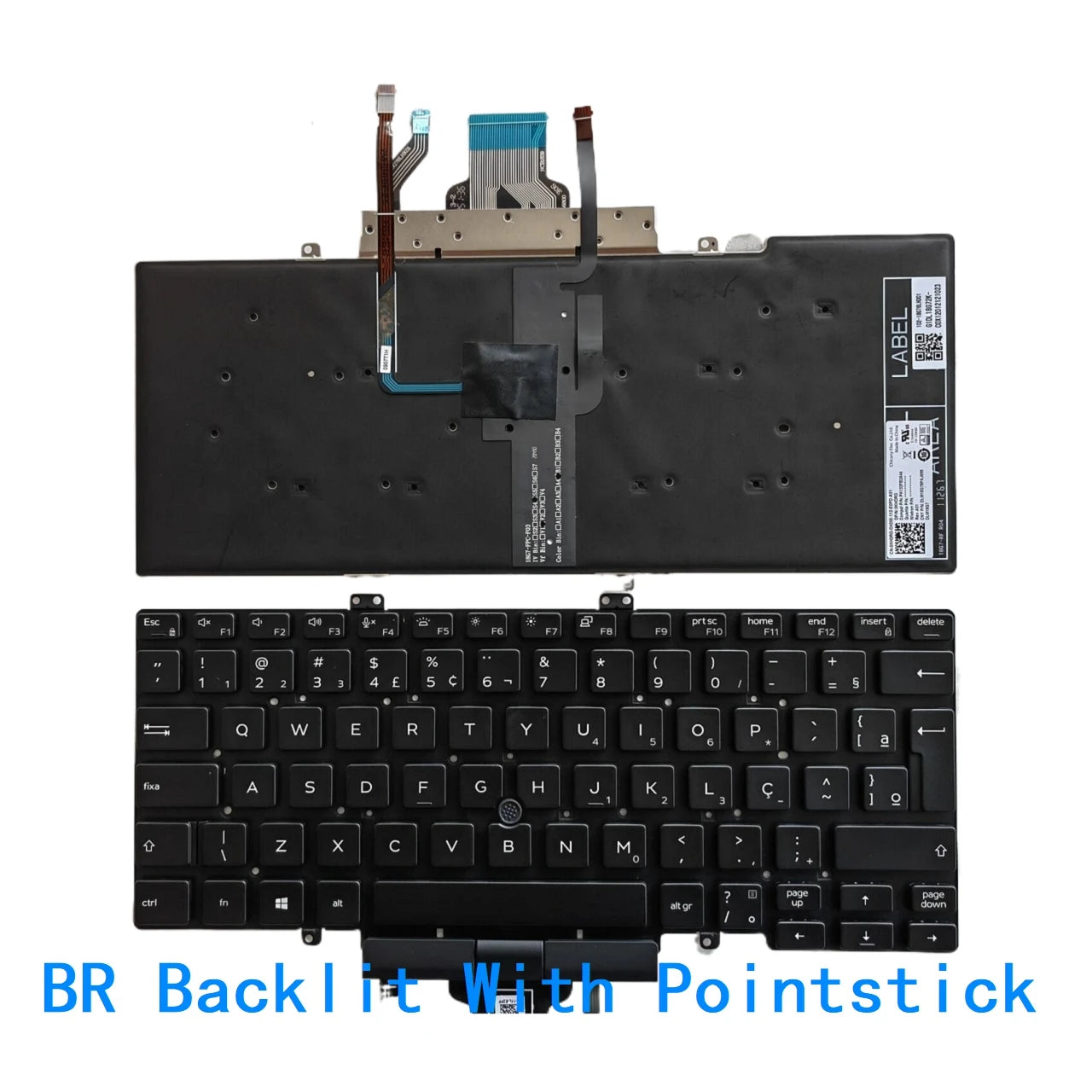 New US Spanish Latin Brazil Portuguese language  Backlit Keyboard For Dell Latitude 5400 5401 5410 5411 (Y2019) 0MNFJ6Dell laptop repair parts