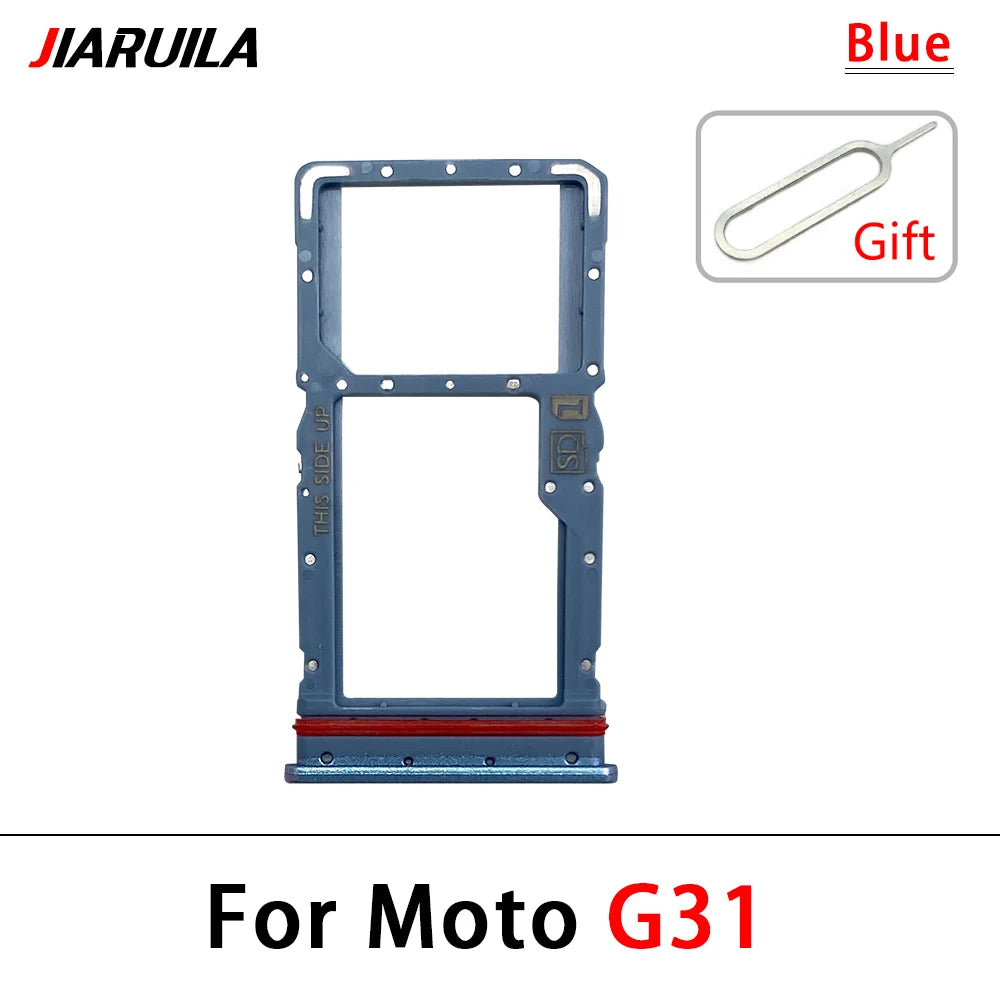 10Pcs, New For Motorola Moto G31 G51 G71 G22 G32 G52 G62 G72 Micro Nano SIM Card Holder Tray Slot Holder Adapter Socket Motorola phone repair parts