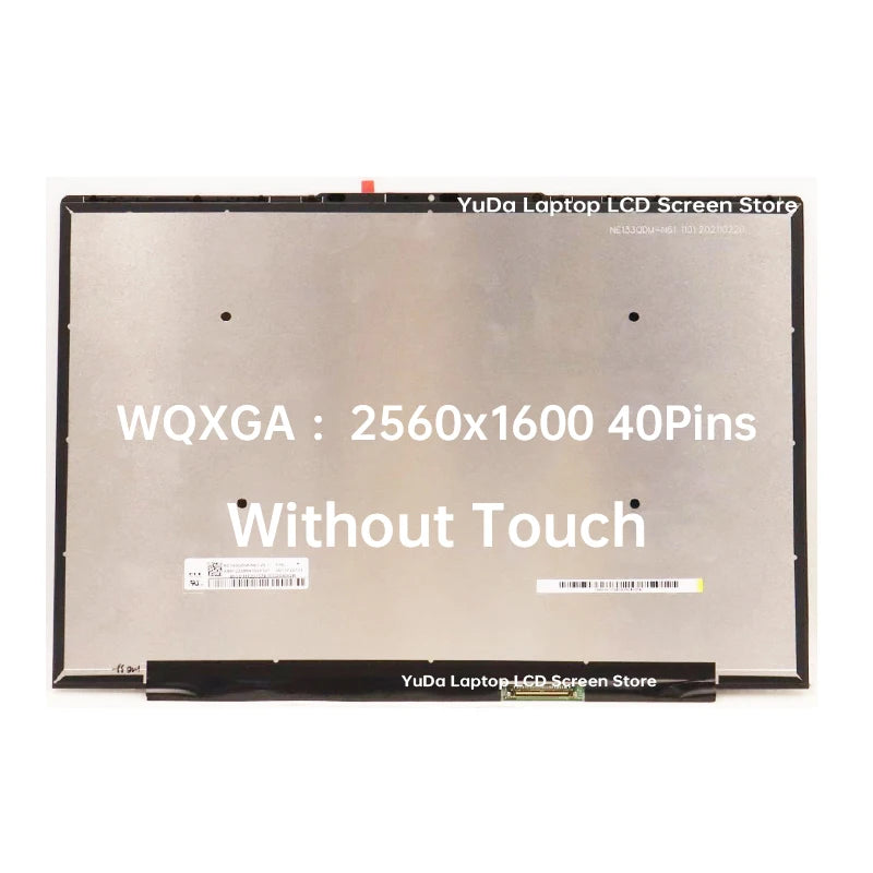 13.3" Touch Screen For Lenovo ThinkBook 13x G2 IAP Type 21AT LCD Display Digitizer + With Frame Assembly Replacement 2560x1600 Lenovo laptop repair parts