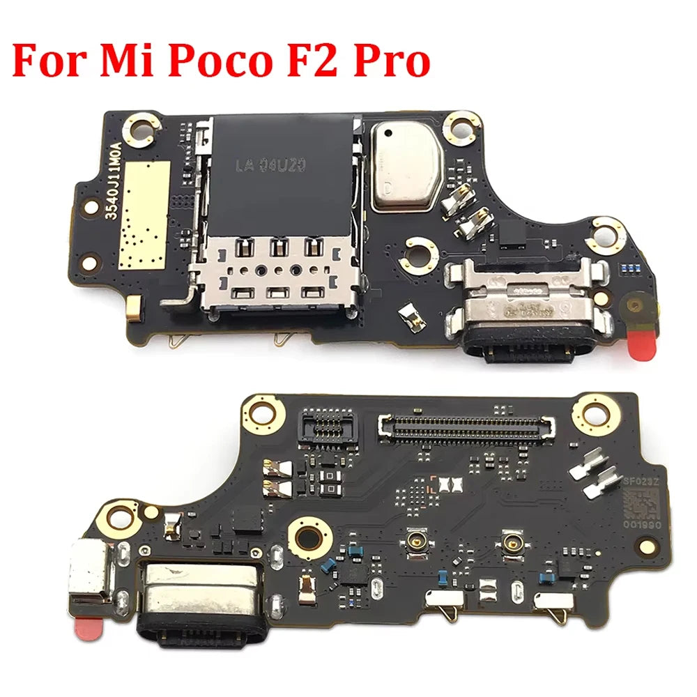 New Charger Board PCB Flex For Xiaomi Poco F2 Pro USB Port Connector Dock Charging Ribbon Cable With Microphone  Xiaomi  Xiao mi phone repair parts
