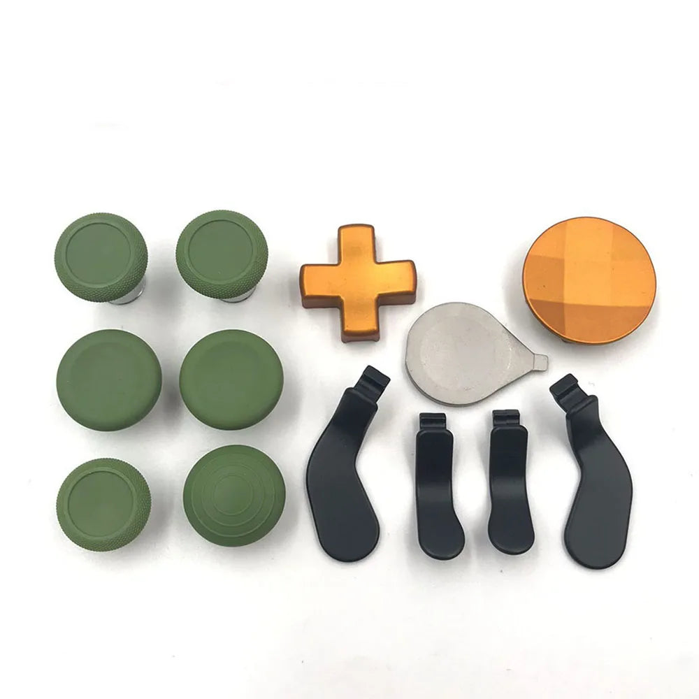 1 Set Limited Edition For Xbox Elite 2 Controller Series 2 Replacement Metal Paddles Thumbsticks Analog Sticks Button Kit Game console repair parts