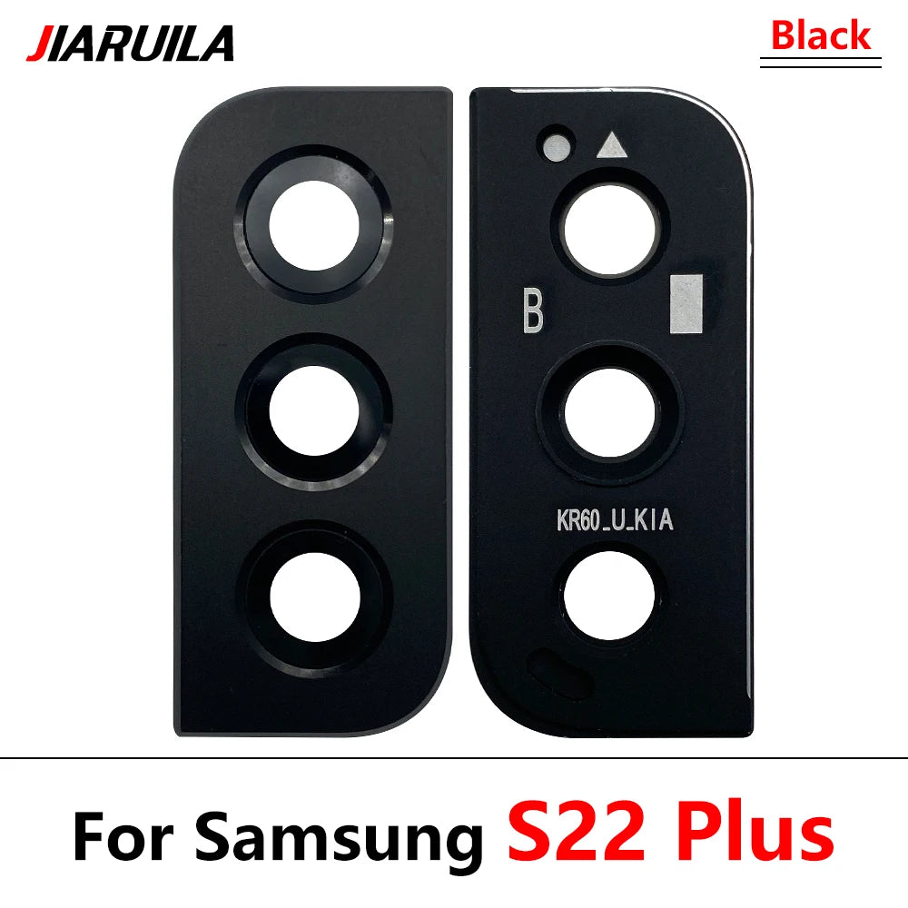 10Pcs/Lot, Rear Camera Glass Lens Back Camera Glass Cover Frame For Samsung S22 S23 Plus Ultra Replacement Parts Samsung phone repair parts