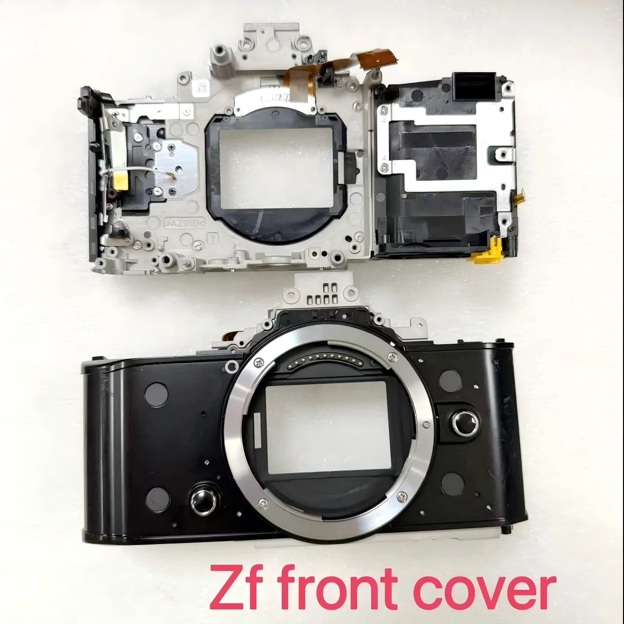 Original Camera Body Front Cover Shell with Parts for Nikon ZF Front Shell with Mount Flex Cable Replacement Parts  Digital Camera repair parts