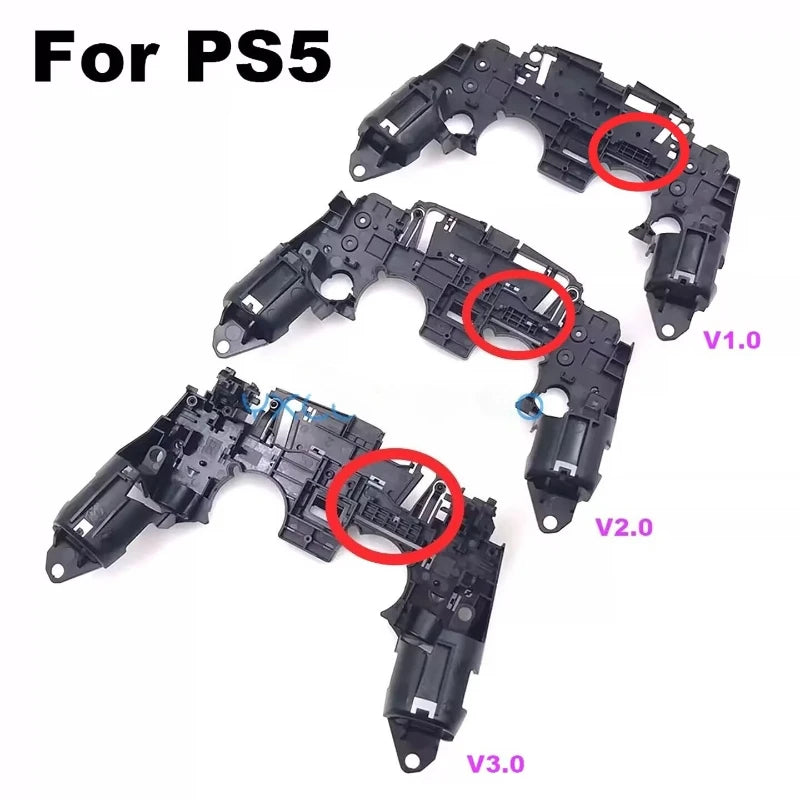 10PCS/Lot for Ps5 Dualsense V1.0 2.0 3.0 Game Pad Joystick Controller BDM 010 020 030 Inner Frame Middle Holder Bracket Game console repair parts