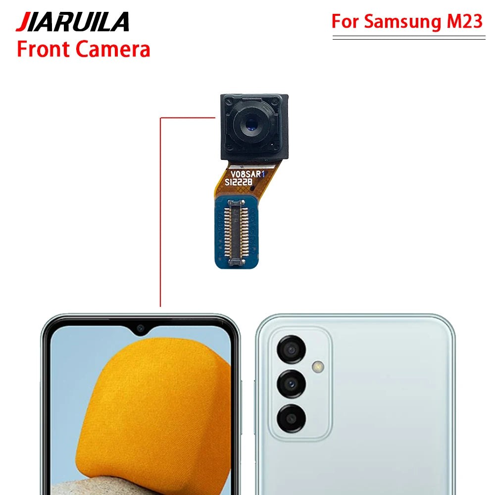 For Samsung M30 M13 M23 M53 M31 M32 M62 4G 5G Front Camera Flex With Back Rear Camera Module Flex Cable Samsung phone repair parts
