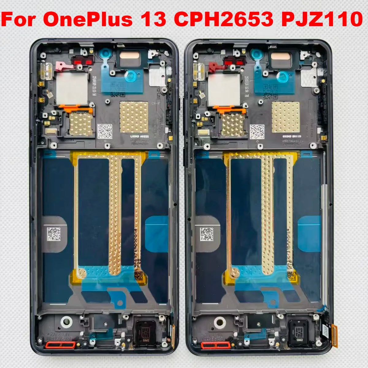 6.82" Original AMOLED For OnePlus 13 CPH2653 LCD Display Touch Screen Digitizer PJZ110 Replacement For OnePlus 13R 1+13T CPH2645  OnePlus phone repair parts