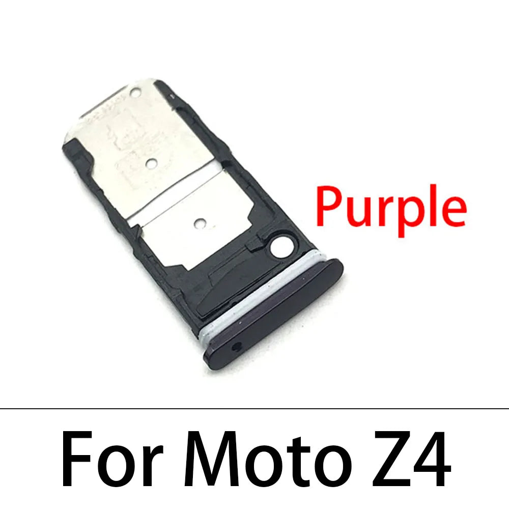 New For Motorola Moto Z Z2 Z3 Z4 Play Dual SIM Card Tray Slot Holder Replacement Parts Motorola phone repair parts